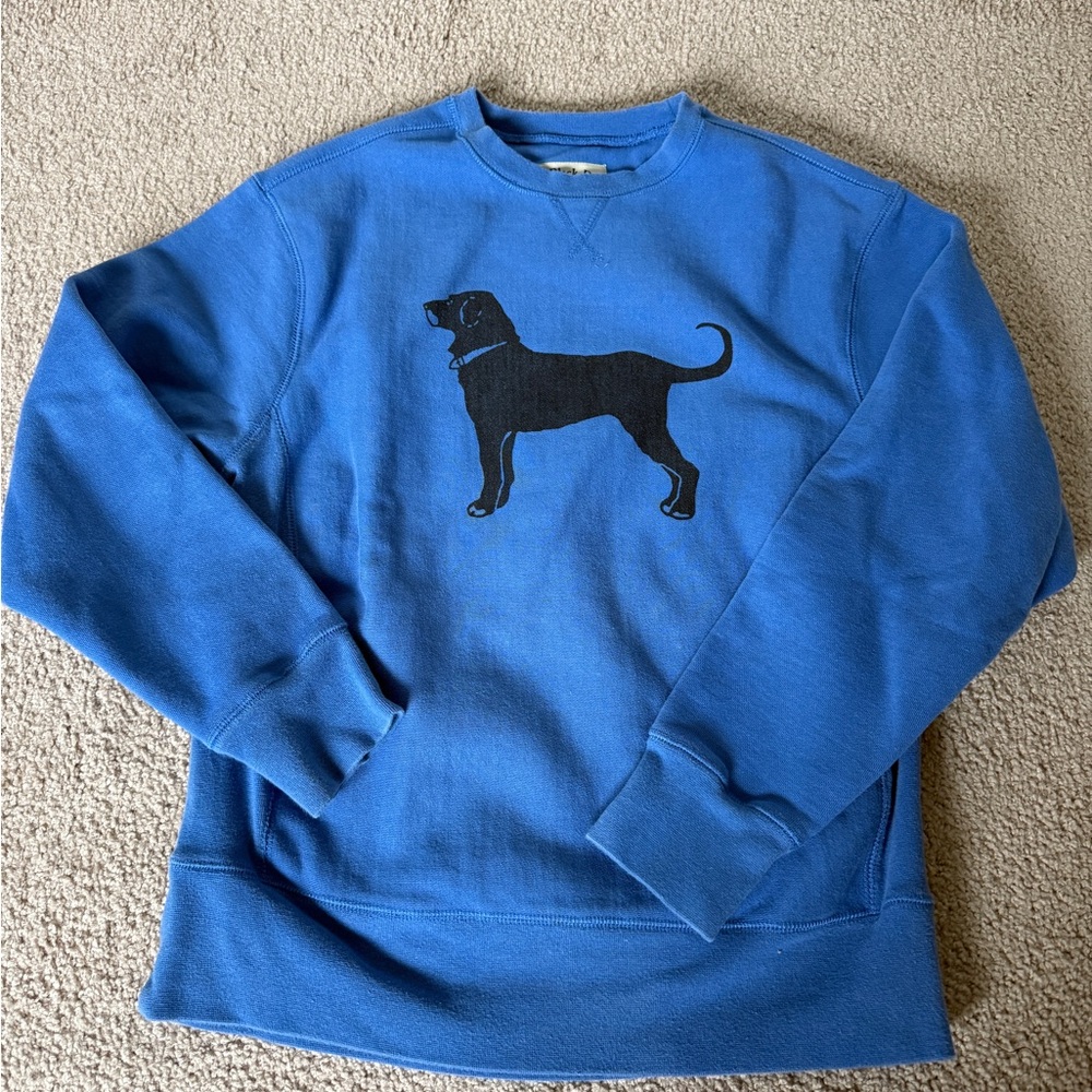 The Black Dog Classic Blue Heavyweight Crewneck Sweatshirt